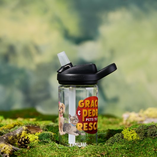 Gracie & Pedro Dynamic Duo Waterfles (Buiten)