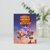 Gracie & Pedro: Pets to the Rescue! Briefkaart (Staand voorkant)