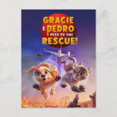 Gracie & Pedro: Pets to the Rescue! Briefkaart (Voorkant)