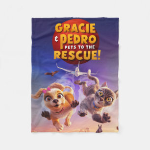 Gracie & Pedro: Pets to the Rescue! Fleece Deken