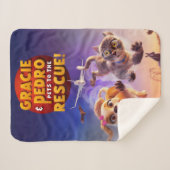 Gracie & Pedro: Pets to the Rescue! Sherpa Deken (Voorkant (horizontaal))