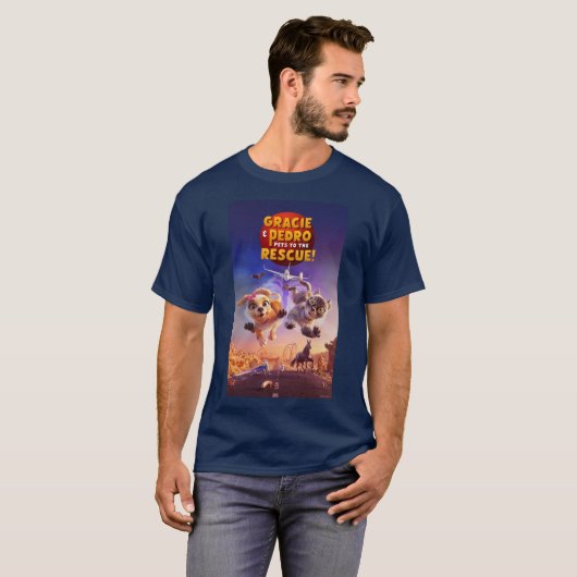 Gracie & Pedro: Pets to the Rescue! T-shirt (Voorkant volledig)