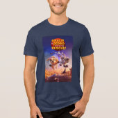 Gracie & Pedro: Pets to the Rescue! Tri-Blend Shirt (Voorkant)