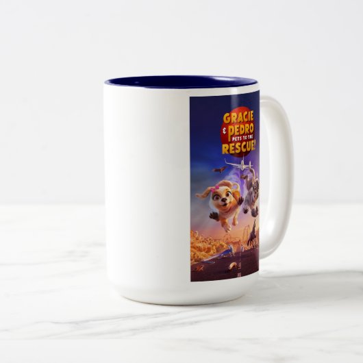 Gracie & Pedro: Pets to the Rescue! Tweekleurige Koffiemok (Voorkant rechts)