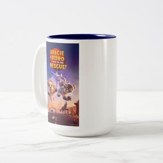 Gracie & Pedro: Pets to the Rescue! Tweekleurige Koffiemok (Voorkant links)
