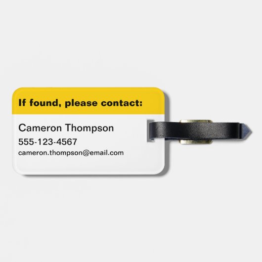 Gracie & Pedro Unleashed Bagagelabel (Achterkant horizontaal)