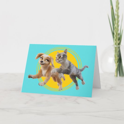 Gracie & Pedro Unleashed Kaart (Voorkant)