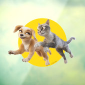 Gracie & Pedro Unleashed Raamsticker (Vel 3)