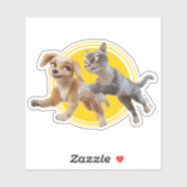 Gracie & Pedro Unleashed Sticker (Vel)