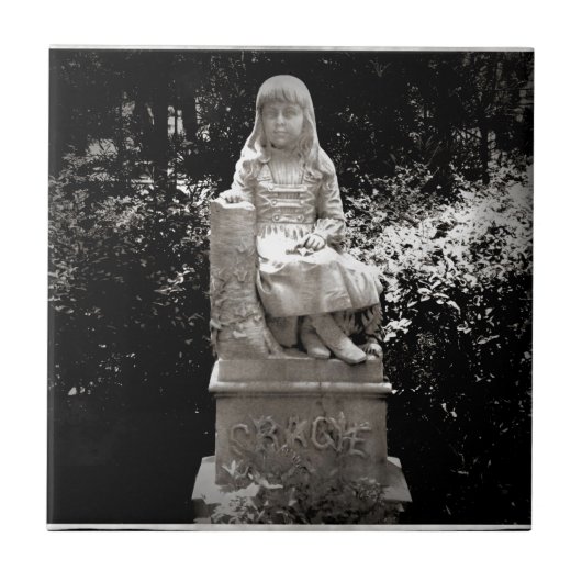 Gracie STatue Tegeltje (Voorkant)