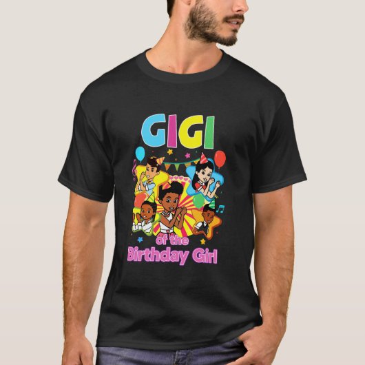 Gracie's hoek gigi van de verjaardag meisje poppen t-shirt (Voorkant)