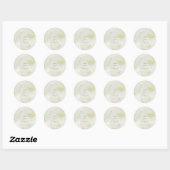 Gracieuze en sprankelende kruisdoop rond stickers (Vel)