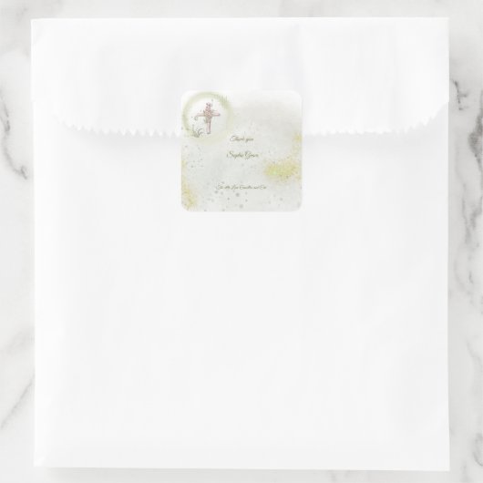 Gracieuze en sprankelende kruisdoop stickers (Tas)