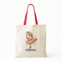 Gracieuze Flamingo Ballerina in Bloei