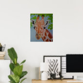 Gracieuze Giraffe Poster (Thuiskantoor)
