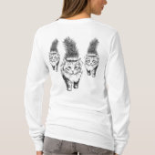 Gracieuze Kattenwandeling T-shirt (Achterkant)