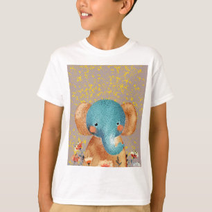 Gracieuze Olifant in het Wild T-shirt
