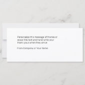 Gracieuze zakelijke klant - Hartelijk dank voor uw (Achterkant)