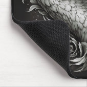 "Gracieuze Zwaan" monochrome muismat (Hoek)