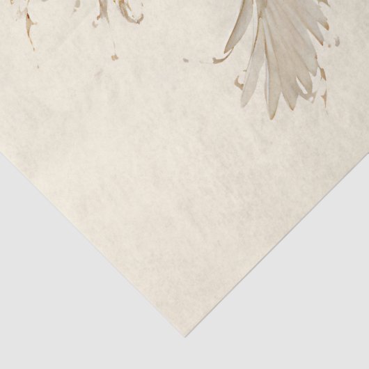 gracieuze zwaan op water tissuepapier (Detail)