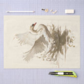 gracieuze zwaan op water tissuepapier (Craft)