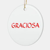 GRACIOSA* Aangepaste kerstversiering Keramisch Ornament (Links)