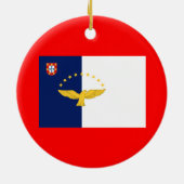 GRACIOSA* Aangepaste kerstversiering Keramisch Ornament (Achterkant)