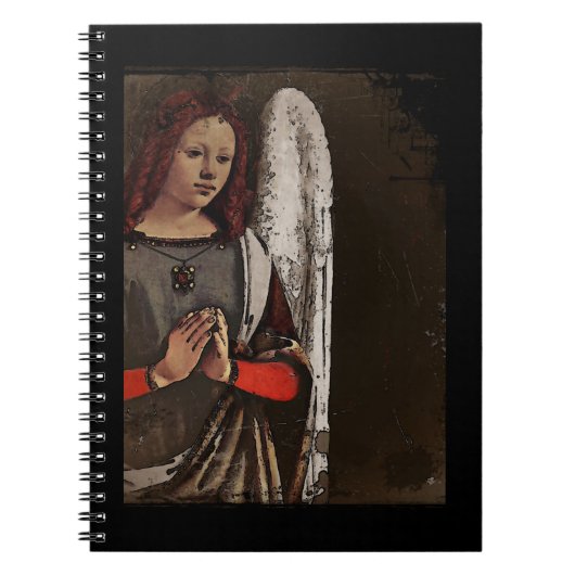 Gracious Angel Folded Hands Notitieboek (Voorkant)