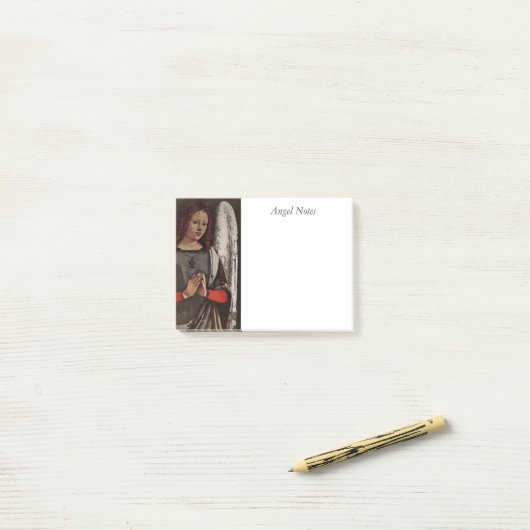 Gracious Angel Folded Hands Post-it® Notes (Op bureau)