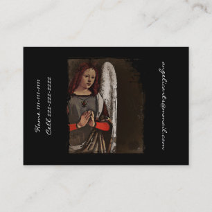 Gracious Angel Folded Hands Visitekaartje