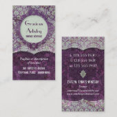 Gracious Damask Visitekaartjes (Voorkant / Achterkant)