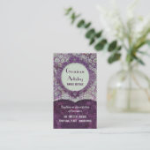 Gracious Damask Visitekaartjes (Staand voorkant)