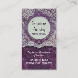 Gracious Damask Visitekaartjes