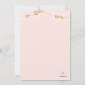 Gracious Lace Invitation Kaart (Achterkant)