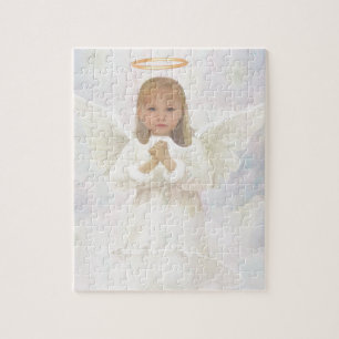 Gracious - Little Girl Angel Praying Legpuzzel