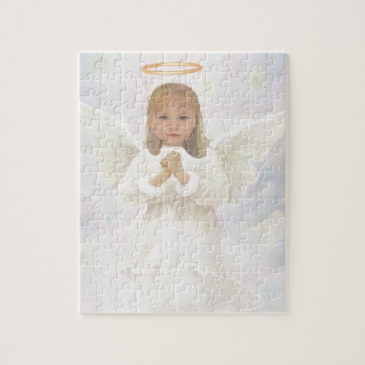 Gracious - Little Girl Angel Praying Legpuzzel (Verticaal)