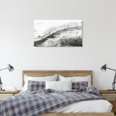 Gracious majesteit et escorte Leaving Canvas Afdruk (Insitu (Slaapkamer))