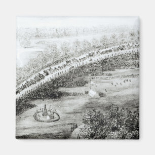 Gracious majesteit et escorte Leaving Magneet