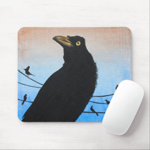 Grackle Austin Texas Vogel Liefhebber Wilde Dieren Muismat