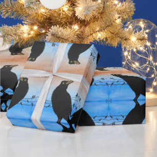 Grackle Austin Texas Vogelliefhebber Natuur Schild Cadeaupapier