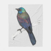 Grackle Fleece Deken (Voorkant)
