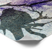 Grackle Grunge Poster (Hoek)