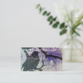 Grackle Grunge Visitekaartje (Staand voorkant)