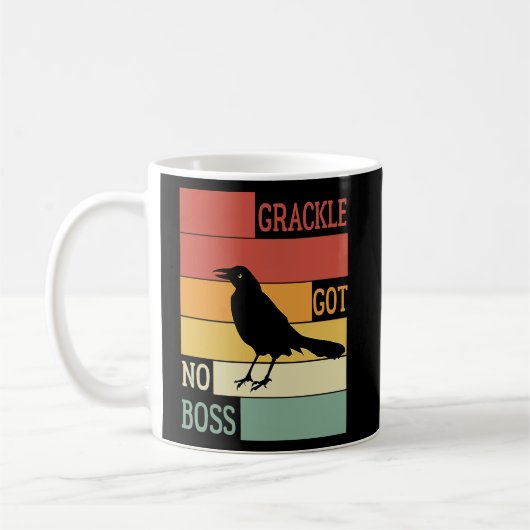 Grackle heeft geen Boss AUSTIN BIRD Koffiemok (Links)