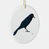 Grackle Keramisch Ornament (Rechts)