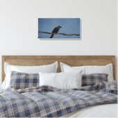 Grackle Power Canvas Afdruk (Insitu (Slaapkamer))