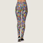grackles en pansies leggings (Achterkant)
