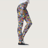 grackles en pansies leggings (Rechts)