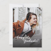 Grad 2026 Multi Foto Script Afstudeerfeest Kaart (Achterkant)