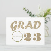 GRAD 23 Feest met aangepaste afbeelding of logo Kaart (Staand voorkant)